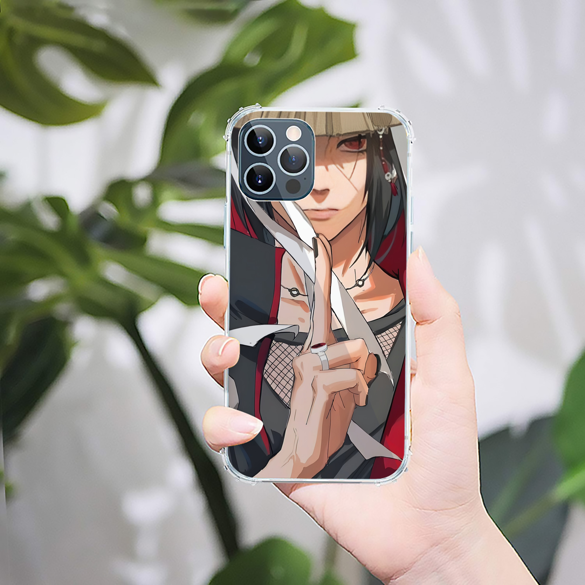 （画像用） NARUTO -ナルト- NARUTO -ナルト- 疾風伝 【iPhone 12シリーズ対応】透明スマホケース（クリアソフトケース）